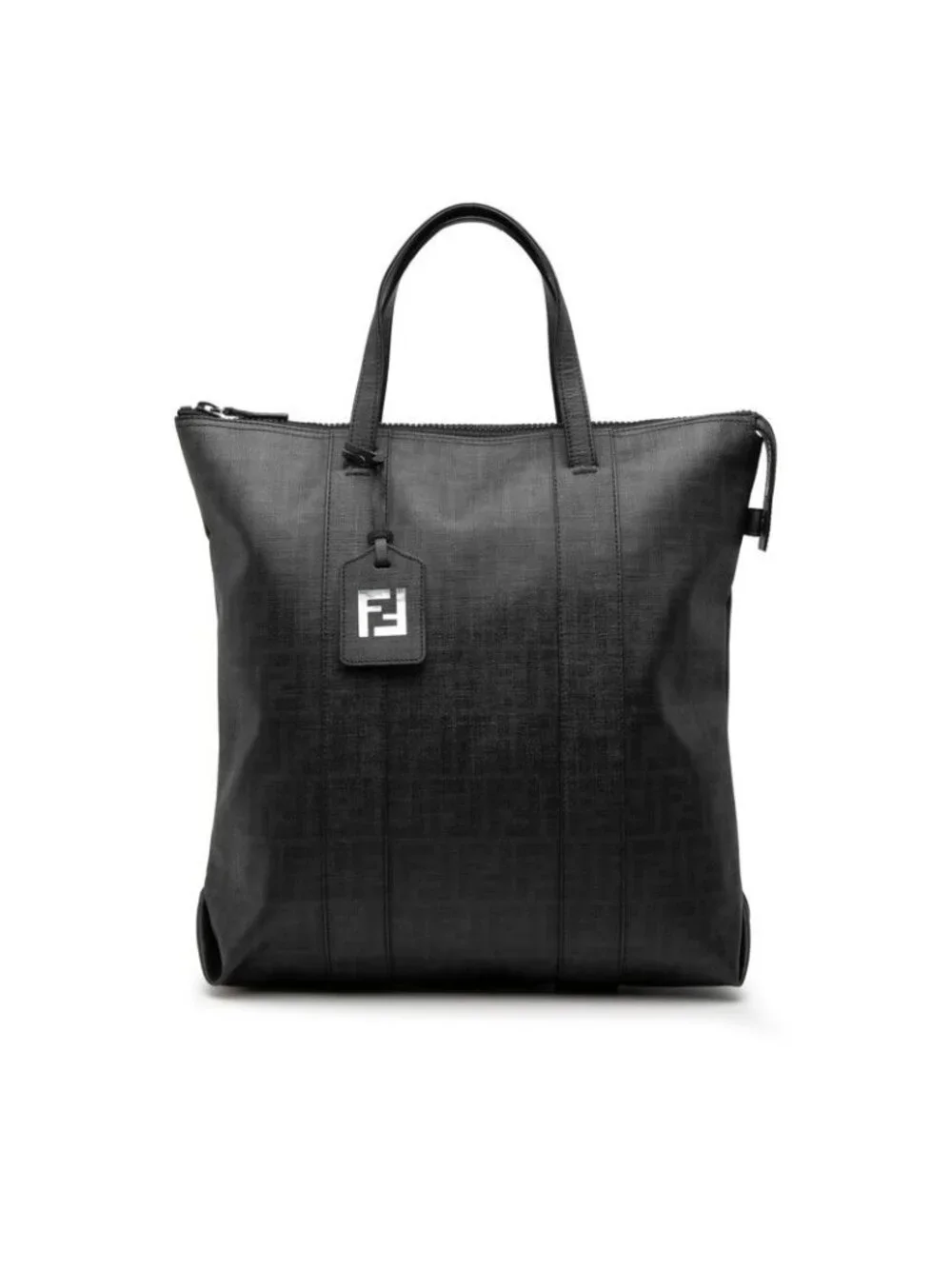 Fendi Zucca Tote Bag Black